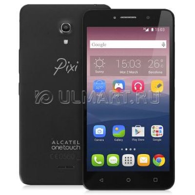  Alcatel OT8050D PIXI 4 (2 SIM) Volcano Black