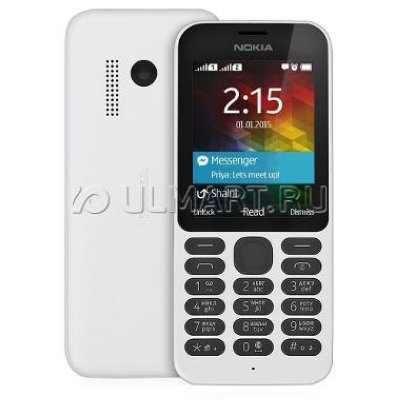   NOKIA 215 DS RM-1110 WHITE, 