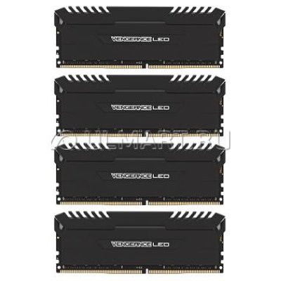   DIMM DDR4, 64  (4x16 ), Corsair Vengeance LED White, CMU64GX4M4A2666C16