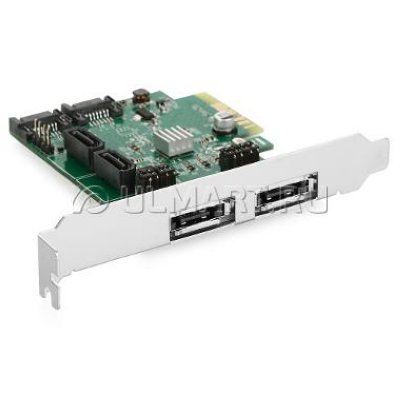  PCI-E SATA3, 4 int + 2 ext ports, Espada FG-EST11B-1-CT01