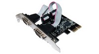  PCI-E ST-Lab I360 RS-232 2xCOM Port Retail