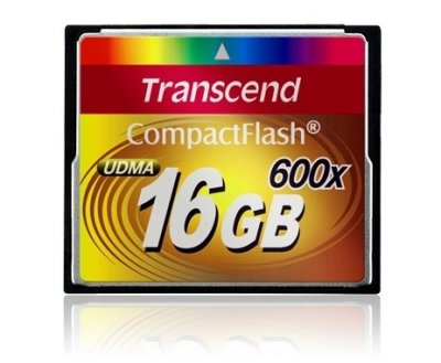 16Gb   CompactFlash (CF) TRANSCEND Compact Flash (TS16GCF600) 600X Retail