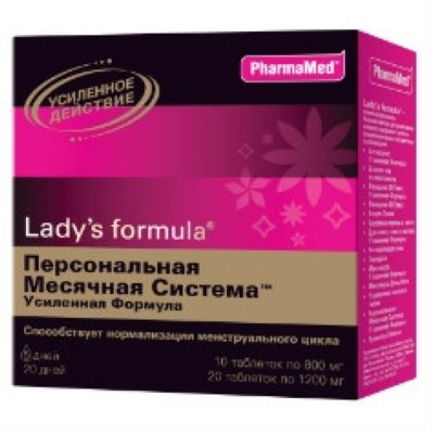    Lady s formula      20 