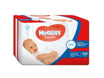  Huggies Classic  2*64  (128 )