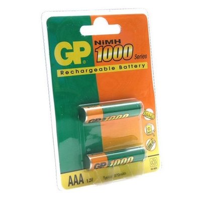  GP 100AAAHC-BC2PET-G AAA, NiMH, 1000 /, 2 .