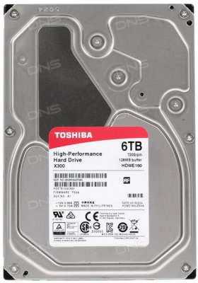   6.0Tb Toshiba X300 HDWE160UZSVA SATA 6Gb/s, 128 MB Cache, 7200 RPM