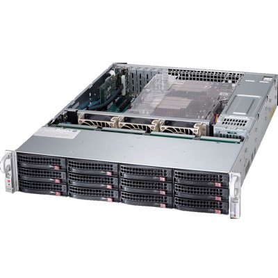  A2U SuperMicro SSG-6028R-E1CR12T , X10DRH-CT / CSE-826BE1C-R920LPB, 12x 3.5" Hot-