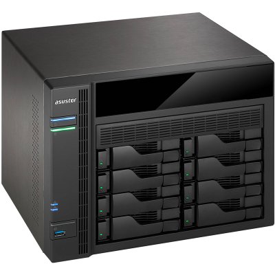   ASUSTOR AS5008T, 8xHDD 2.5/3.5" ( HDD), 1xGLAN, USB3.0, HDMI, eSATA