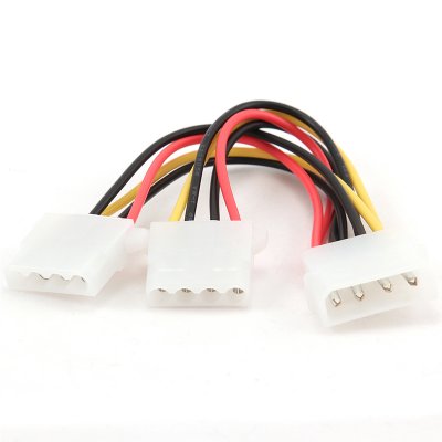  - Gembird (CC-PSU-1), molex 4pin (M) - 2x molex 4 pin (F)