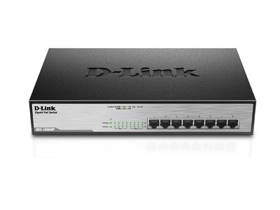   D-Link DGS-1008MP,  8  10/100/1000Base-T,   PoE   