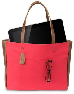   A14" HP Women Canvas Tote Red (V1M57AA)