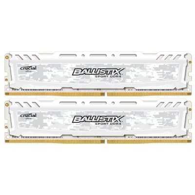   DDR4 32Gb 2400MHz PC-19200 Crucial Ballistix Sport (BLS2C16G4D240FSC)(2x16Gb KIT)