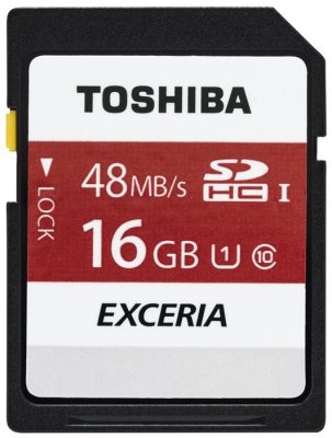   Toshiba SDHC 16Gb Class 10 UHS-I (48/10 Mb/s), THN-N301R0160E4