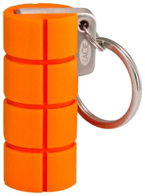 USB Flash  64Gb LaCie Rugged Key Orange USB 3.0 (9000399)