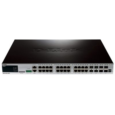 D-link DGS-3420-28PC  PoE 20x10/100/1000Base-T PoE, 4xCombo 10/100/1000Base-T PoE/SFP, 4x