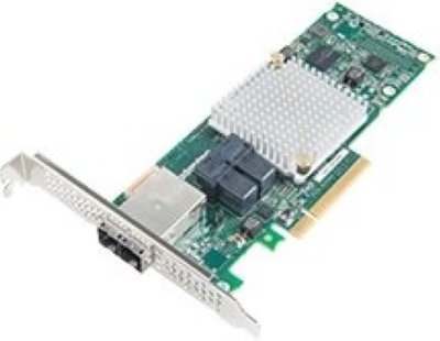  SAS Adaptec HBA 1000-8i8e SGL, 8 / 8  , PCI-Ex8, 12GB/s, 2 x mini