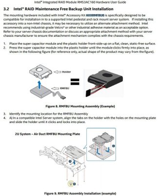    Intel AXXRMFBU6 RAID Maintenance Free Backup