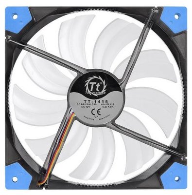  Thermaltake CL-F035-PL12BU-A Luna 12 Slim Blue LED [120mm, 1400rpm]