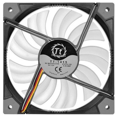  Thermaltake CL-F036-PL14WT-A Luna 14 Slim White LED [140mm, 1200rpm]