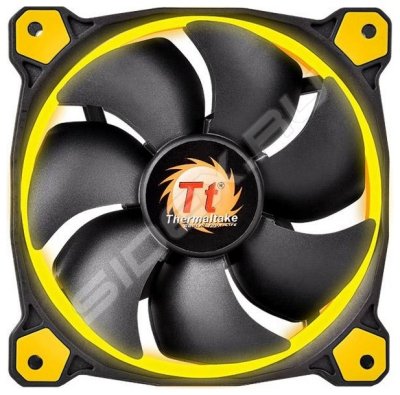  Thermaltake CL-F038-PL12YL-A Riing 12 Yellow LED + LNC [120mm, 1500rpm]