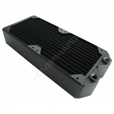 Koolance Radiator, 2x120mm Fans, 54mm Thick, 30-FPI Copper