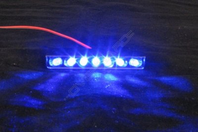 Lamptron 7-Spread Lazer LED Blue