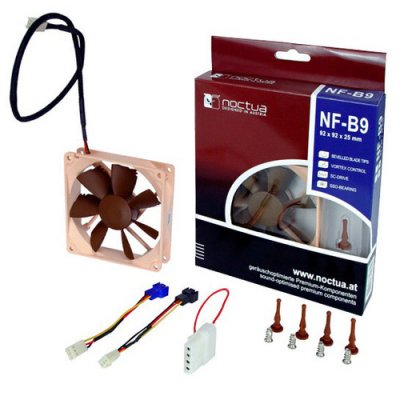    Noctua NF-B9 PWM (4 , 92x92x25mm, 17.6 , 300-1600 /)