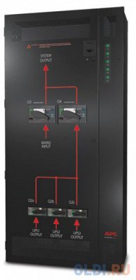  APC SBPAR30K40H-WP Parallel Maintenance Bypass Panel, up to 3 units 30-40kVA, 400V Wallmount