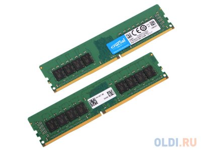  DDR4 16Gb 2x8GB (pc-19200) 2400MHz Crucial CL17 Dual Rankx8 CT2K8G4DFD824A