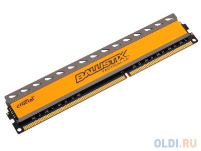  DDR3 8Gb (pc-12800) 1600MHz Crucial, Ballistix Tactical Low Profile CL8 (BLT8G3D1608ET3LX0CEU