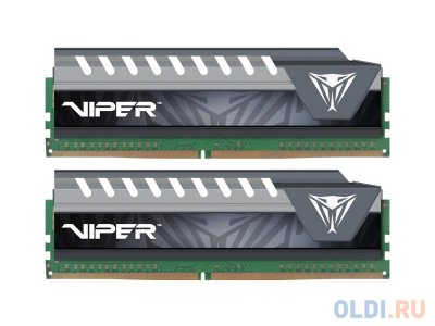  DDR4 32Gb 2x16GB (pc-19200) 2400MHz Patriot Viper4 Elite CL15 Grey PVE432G240C5KGY