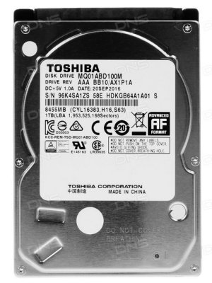    A2.5" 1 Tb 5400rpm 8Mb cache Toshiba SATA MQ01ABD100M