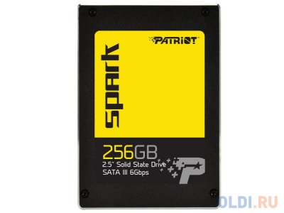   2.5" 256GB Patriot Spark Read 555Mb/s Write 500Mb/s SATAIII PE000415-PSK256