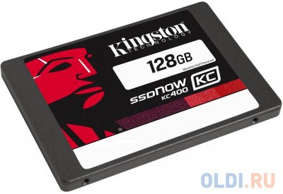 SSD   2.5" 128Gb Kingston SSDNow KC400 Read 550Mb/s Write 450Mb/s SATAIII SKC