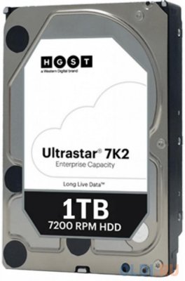   HGST Ultrastar 7K2 3.5" 1Tb, SATA III, 128Mb 7200rpm HUS722T1TALA604 (1W10001)