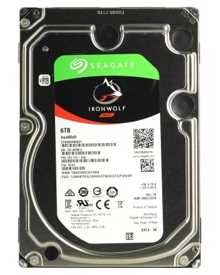   6Tb Seagate ST6000VN0041 SATA III, IronWolf Guardian NAS (7200rpm 128Mb )