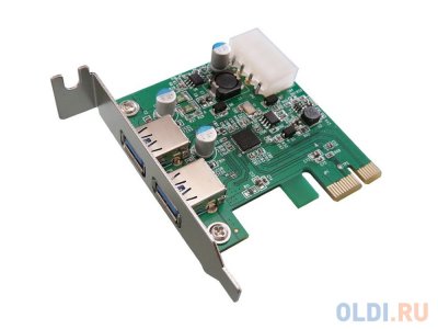  ORIENT NC-3U2PELP, PCI-E USB 3.0 2ext port Low Profile, NEC D720200 chipset,  .