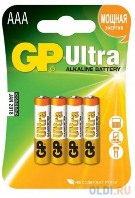  GP Ultra Alkaline AAA 4  24AU-U4