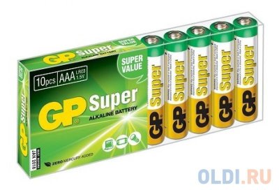  GP Super Alkaline AAA 10  24A-B10