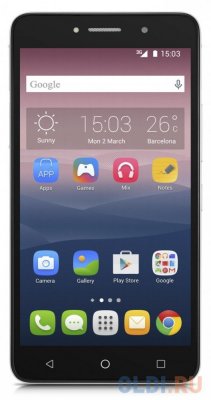  Alcatel OneTouch 8050D PIXI4  6" 8  Wi-Fi GPS 8050DMETAL/SILVER