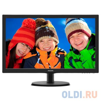  21.5" Philips 223V5LSB/01(00) Black Hairline WLED, 1920x1080, 5ms, 250 cd/m2, 1000:1 (DCR 10