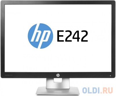  24" HP EliteDisplay E242   IPS 1920x1200 250 cd/m^2 7 ms HDMI VGA DisplayPo