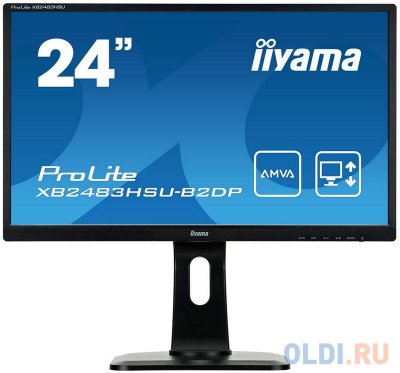  23.8" iiYama Pro Lite XB2483HSU-B2DP  A-MVA 1920x1080 250 cd/m^2 4 ms DVI DisplayPort