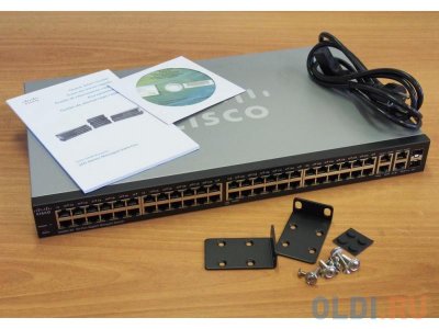  CISCO SG300-52P-K9-EU 48-  POE  (2  GE Combo SFP  2  1/5GE