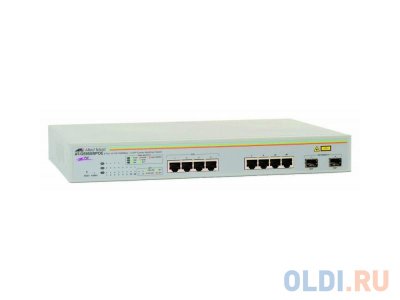  Allied Telesis AT-GS950/8POE-50, 8-port 10/100/1000TX WebSmart POE switch with 2 SFP