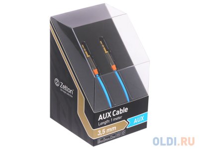  AUX Zetton Metal 3,5  jack/jack    (ZTLSAUX1BB)