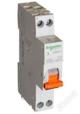    Schneider Electric  63  1 + 16A 30MA C 12522