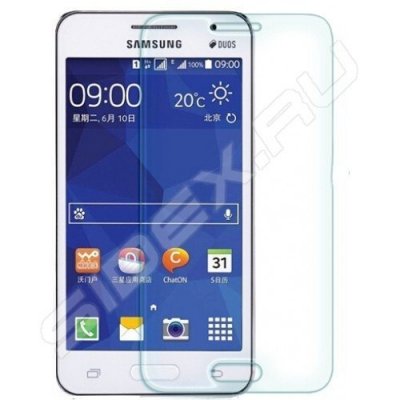    Samsung Galaxy Core 2 G355 (Red Line Tempered Glass YT000006299) ()