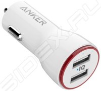     2  USB, 4.8A (Anker A2310022) ()