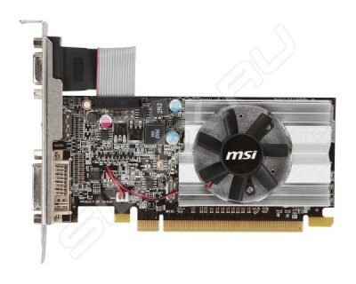  MSI Radeon R5 230 625Mhz PCI-E 2.1 1024Mb 1333Mhz 64 bit DVI HDMI HDCP RTL